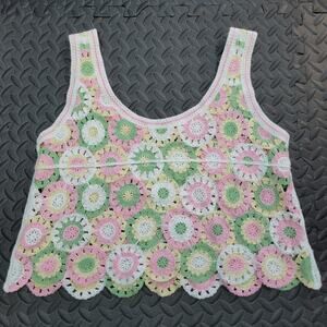 Julia by LoveJ Crochet Tank Top Small